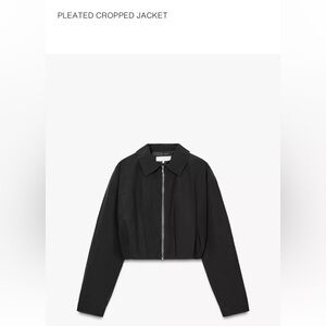 Zara Black Bomber Jacket